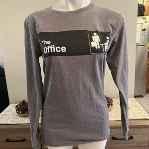Ripple Junction Gray Long Sleeve The Office Tee